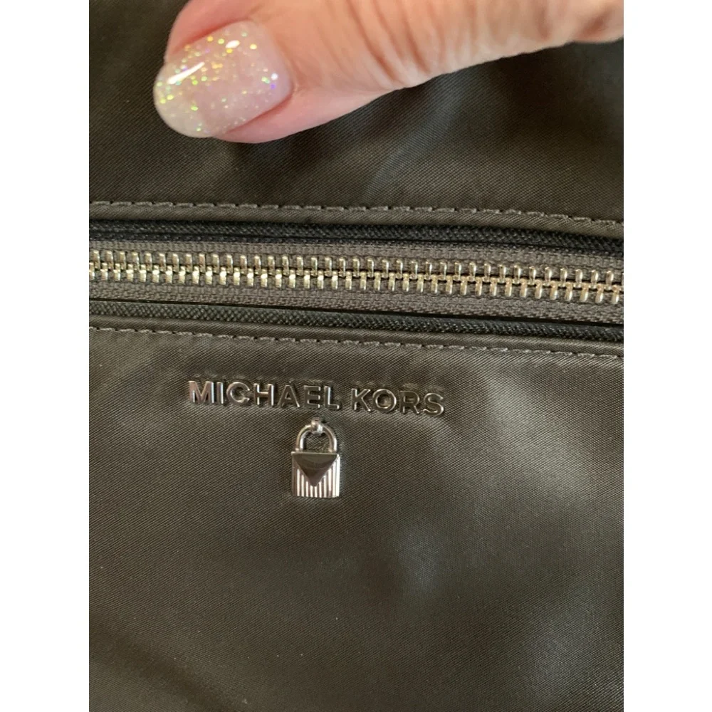 Michael Kors Black Vinyl Shoulderbag